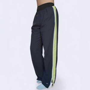 RETRO Nike navy and yellow track pants